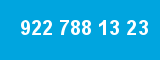922 788 13 23